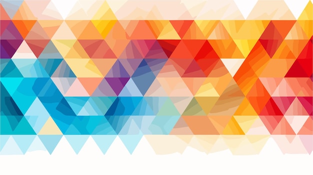 Vector colorful triangular vector background design for creative projects