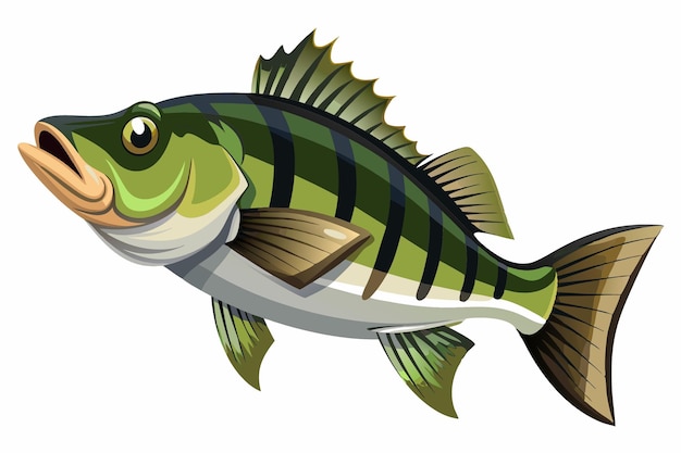 Colorful vector fish fish design