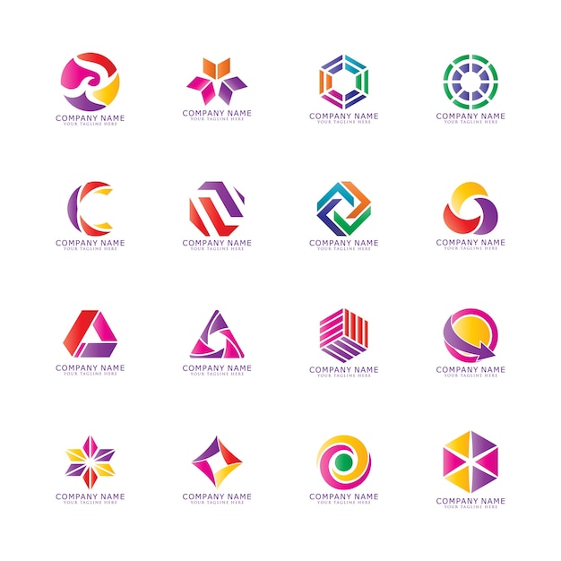 Colorful Vector Logo Design.