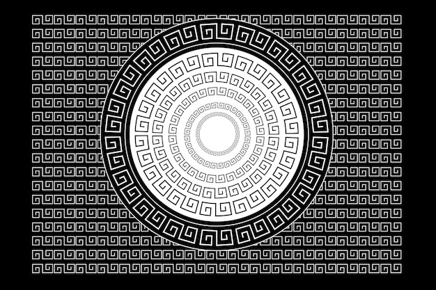 A colorful versace greek background pattern for any kind of fashion or textile design project