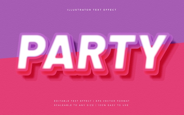 Colorful Vibrant Party Text Style Font Effect