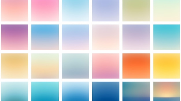 Vector a colorful wall of different colors with a blue orange and purple