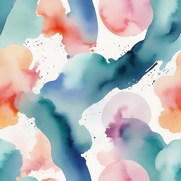 Vector colorful watercolor background