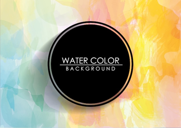 colorful watercolor background