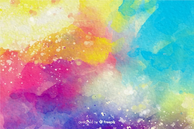 Colorful watercolor effect background