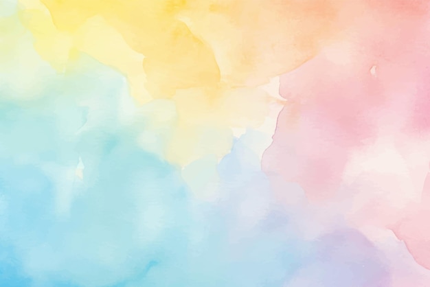 Vector colorful watercolor gradient background