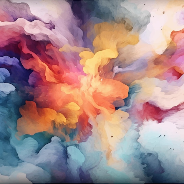 colorful watercolor painting background