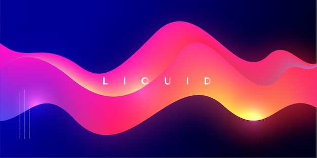 Colorful wave background design