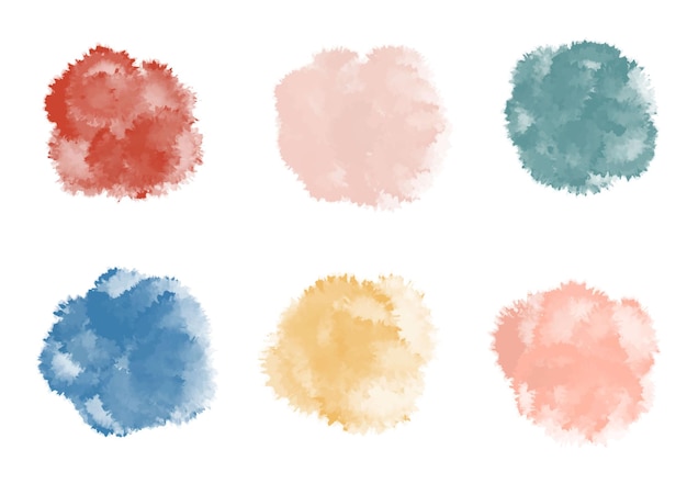 colorfull brush stroke collection