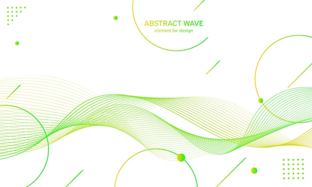 Colorfull wave element for design. Digital track equalizer.