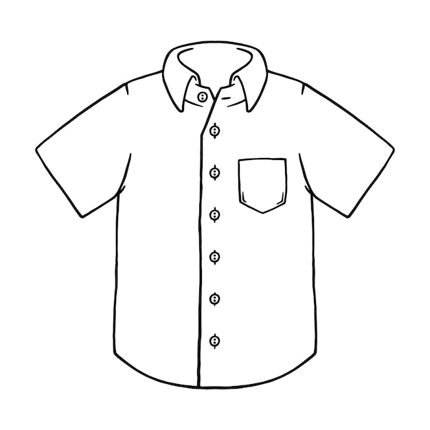 coloring cartoon cute formal shirt