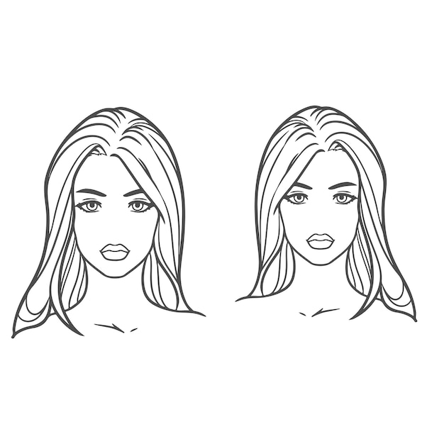 coloring page for teen girl