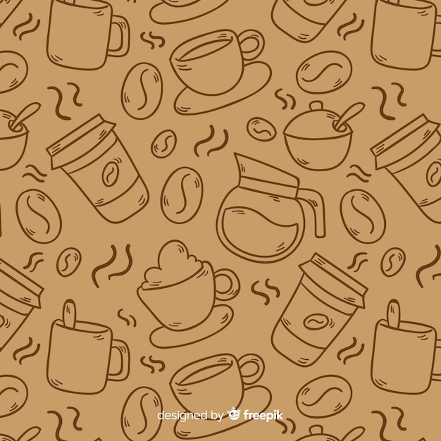 Colorless coffee background