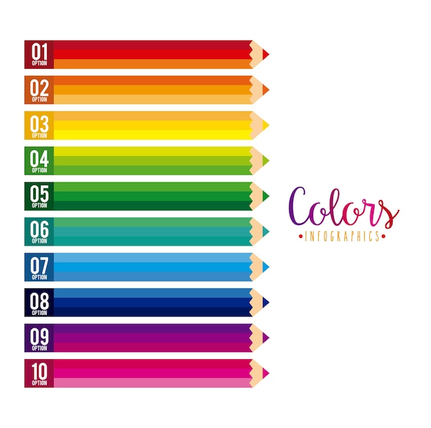 colors infographics