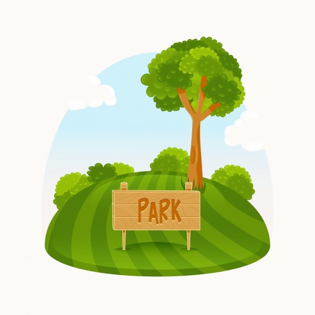 Coloured park background