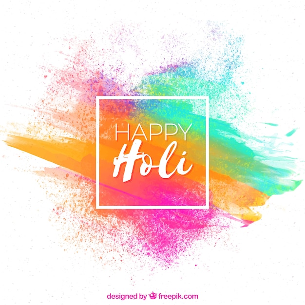 Colourful background happy holi