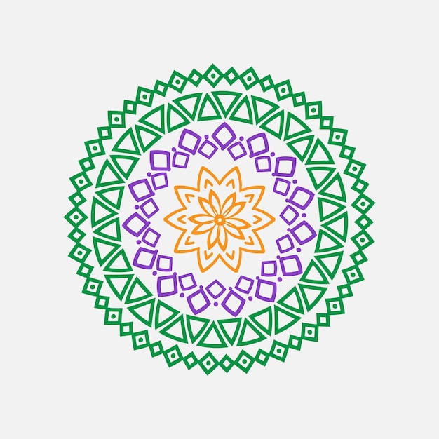 colourful Free Vector colourful mandala design Luxury mandala Free Vector background