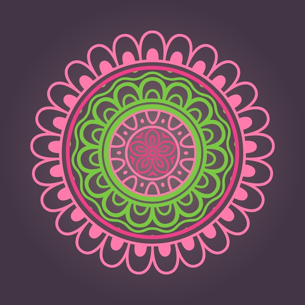 colourful Free Vector colourful mandala design Luxury mandala Free Vector background