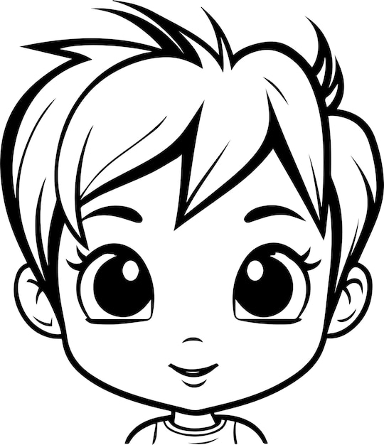 colouring book for kids vector illustration