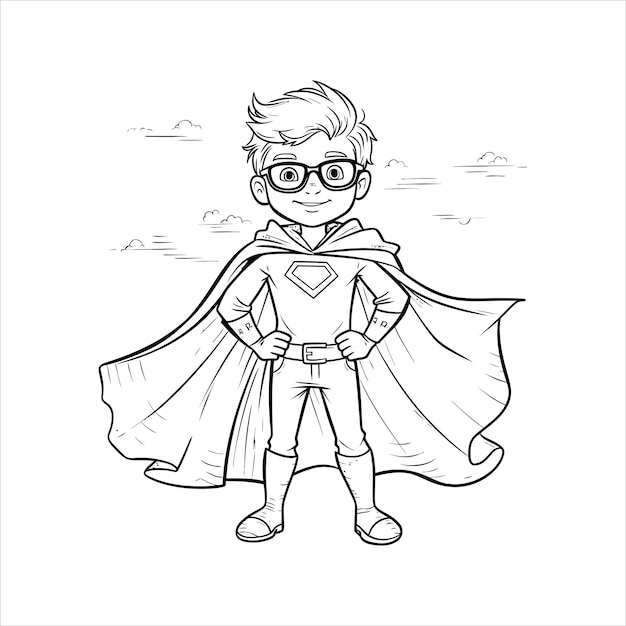 Vector colouring pages for kids