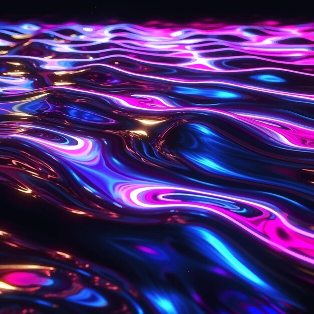 Vector colours spectrum wavy colourful gradient neon flowing metallic splash futuristic glow vibrant