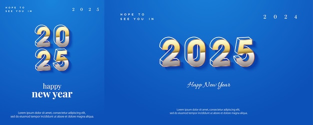 combination of silver and gold premium background 2025 premium happy new year 2025 for posters banners and pamphlets