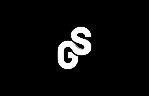 Combine Linked Initial Letter GS Logogram