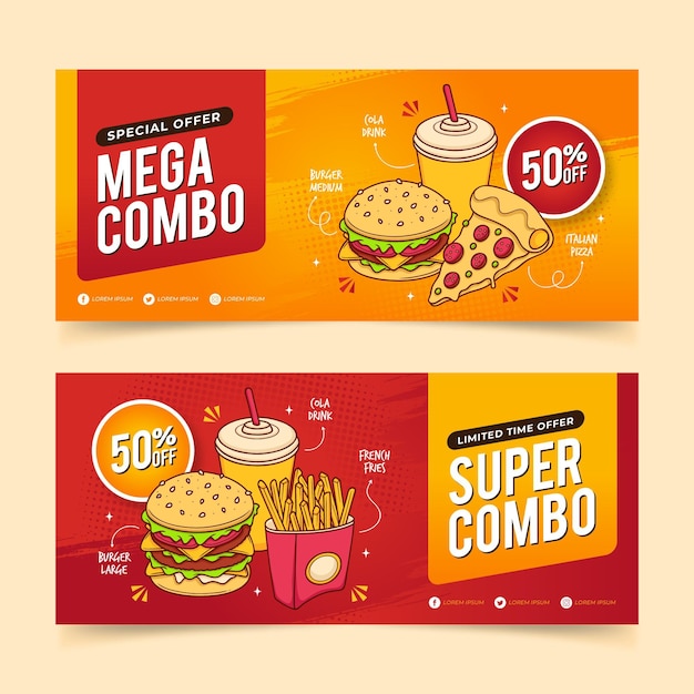 Combo offers - banners