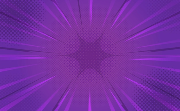 Comic Background with Beautiful Purple Color