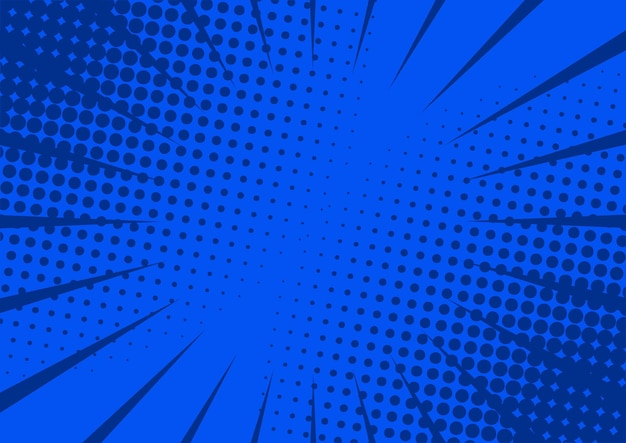 comic cartoon blue background design