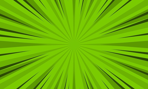 Comic cartoon green background template