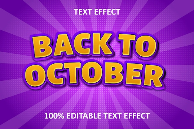 Comic Editable Text Effect Purple Yellow Orange