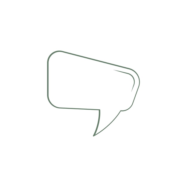 Comic Speech Bubble icon vector design templates