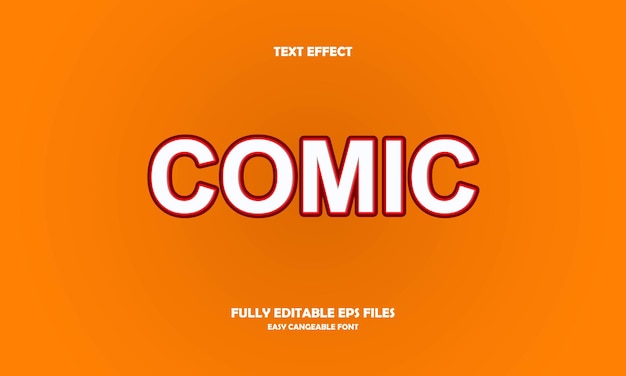 comic text effect