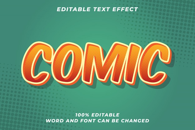 Comic text style effect Premium