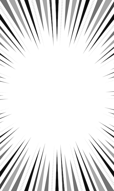 comicstyle radial velocity stripes background