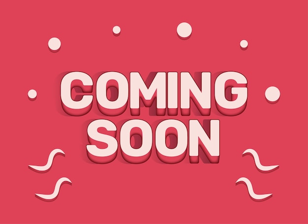 COMING SOON banner design template design