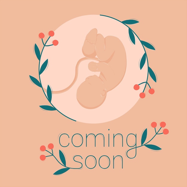 Coming Soon Childbirth Prenatal Period Small Child Embryo Obstetric Care