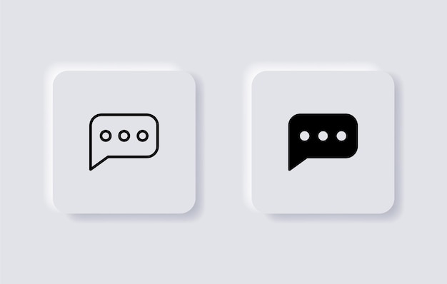 comment icon chat message bubble symbol sign website web app ui icon mobile application icons signs