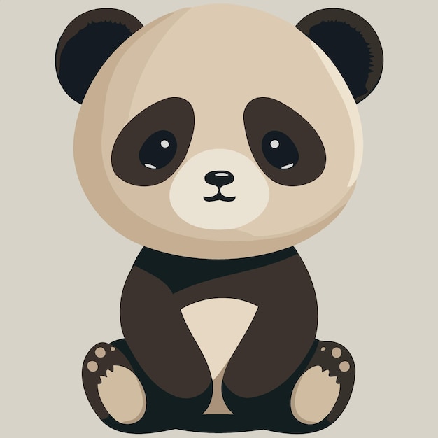 Common panda bear mammal animal body