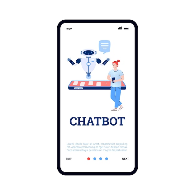 Communication chat with bot robot  virtual assistant artificial intelligence