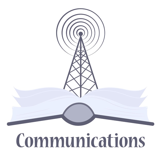 Communications educational vector illustration graphic