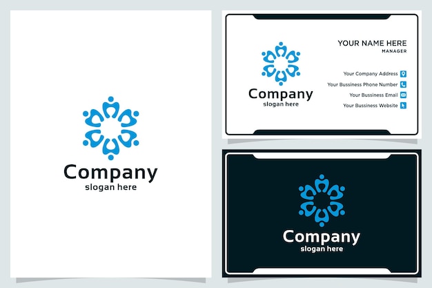 Community logo design inspiration and business card