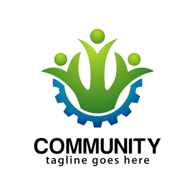 Community logo design template