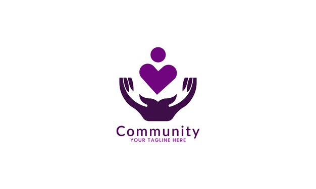 Community Logo Design Vector illustration Template