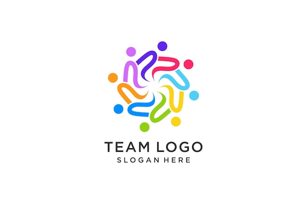 Community logo design with modern creative style