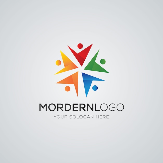 community logo Premium Vector 