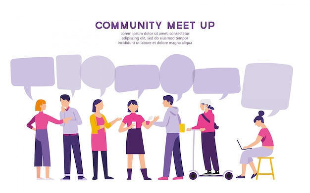 Community meet up for sharing problem