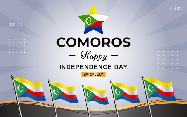 Comoros Poster for Independence Day