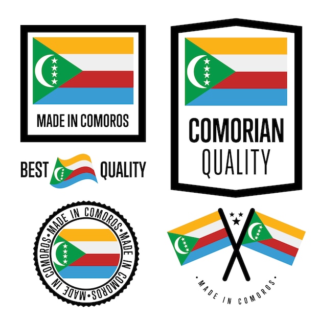 Comoros quality label set 